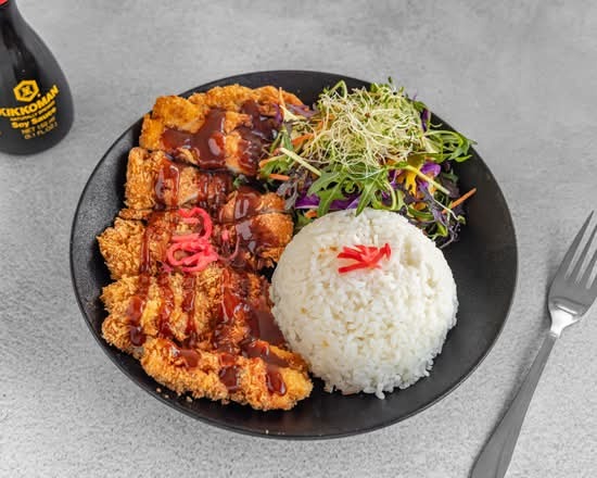 Katsu with rice bowl